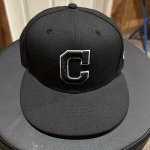 Cleveland Guardians New Era Pro Model “Block C” Hat - Size 7 1/8